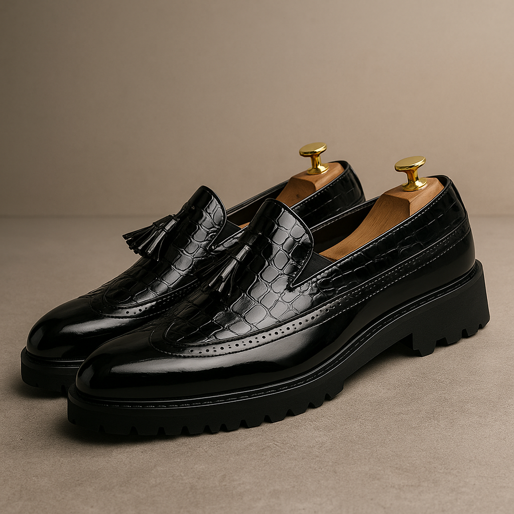 Nordvale Croc Loafers showcase