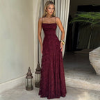 Elegant Evening Dress with Floral Print