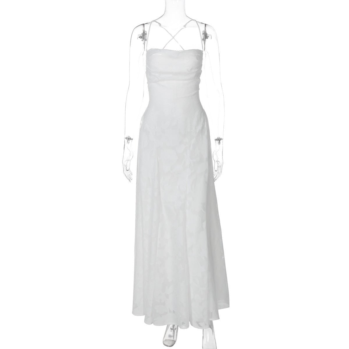 Elegant Evening Dress with Floral Print