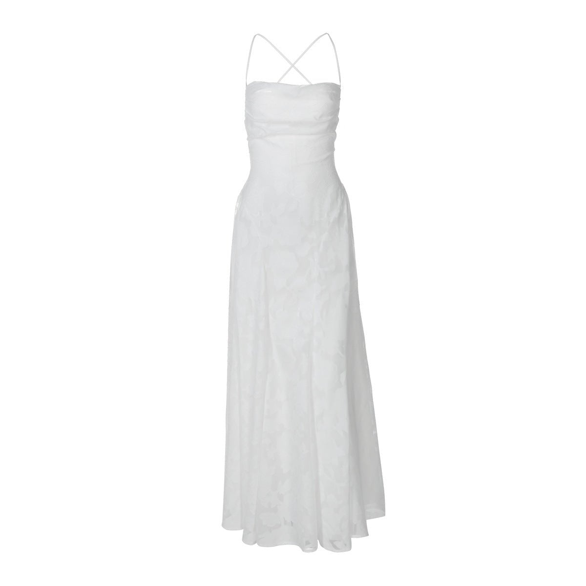 Elegant Evening Dress with Floral Print