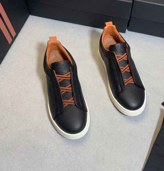 Hverdagsvenlige lædersneakers