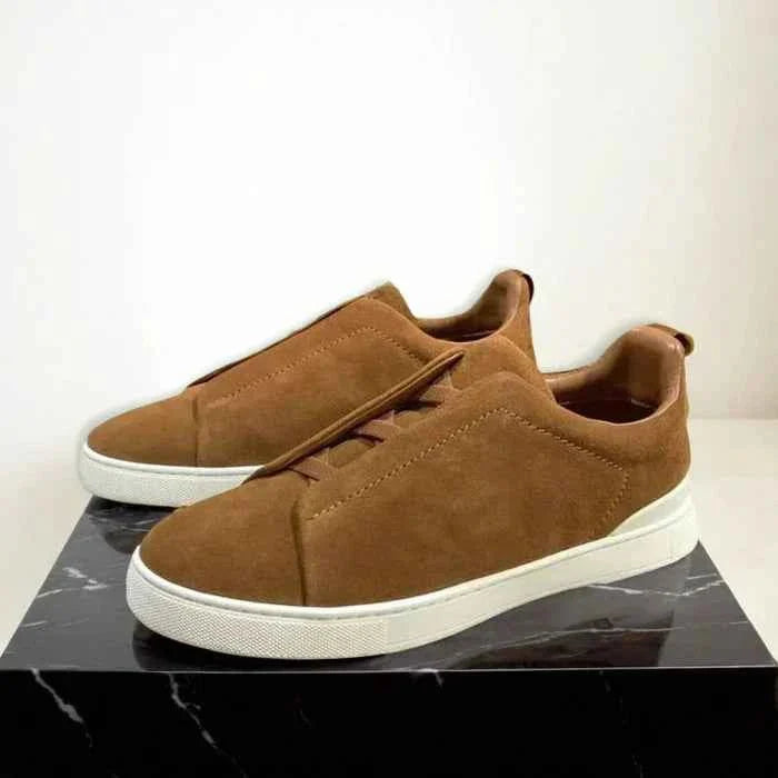 Hverdagsvenlige lædersneakers