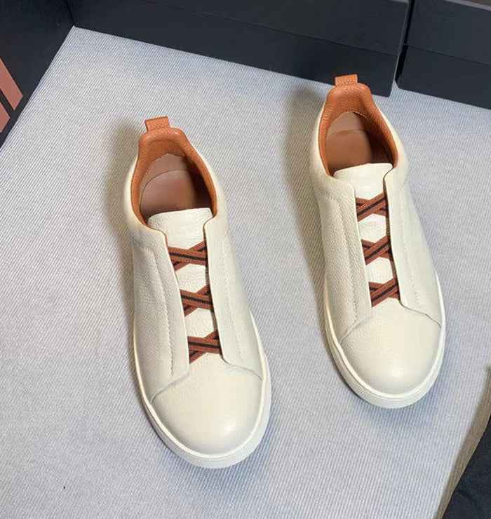 Hverdagsvenlige lædersneakers