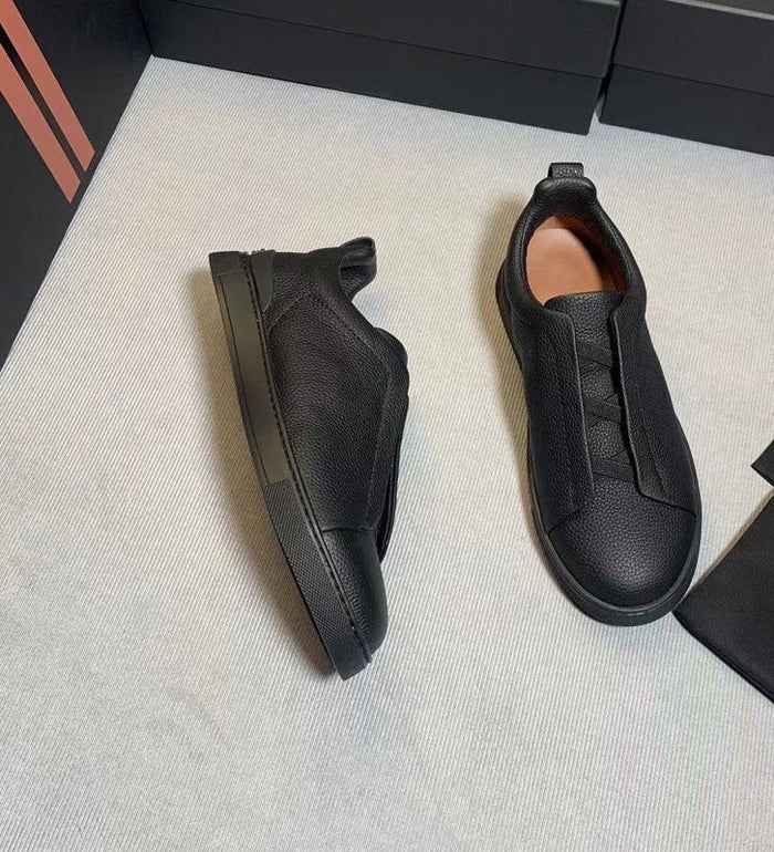 Hverdagsvenlige lædersneakers