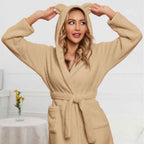Women's Hooded Bathrobe