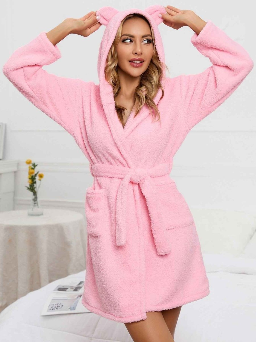 Women's Hooded Bathrobe