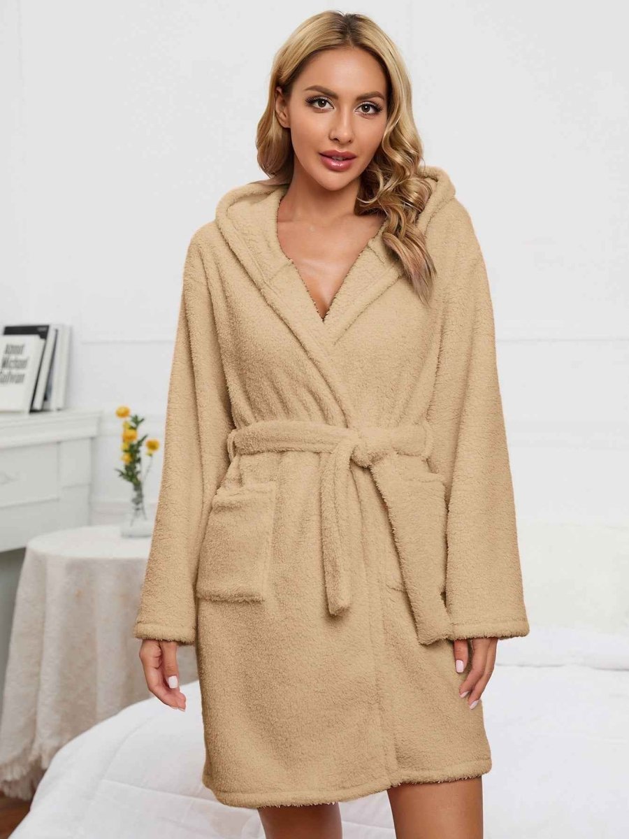 Women's Hooded Bathrobe