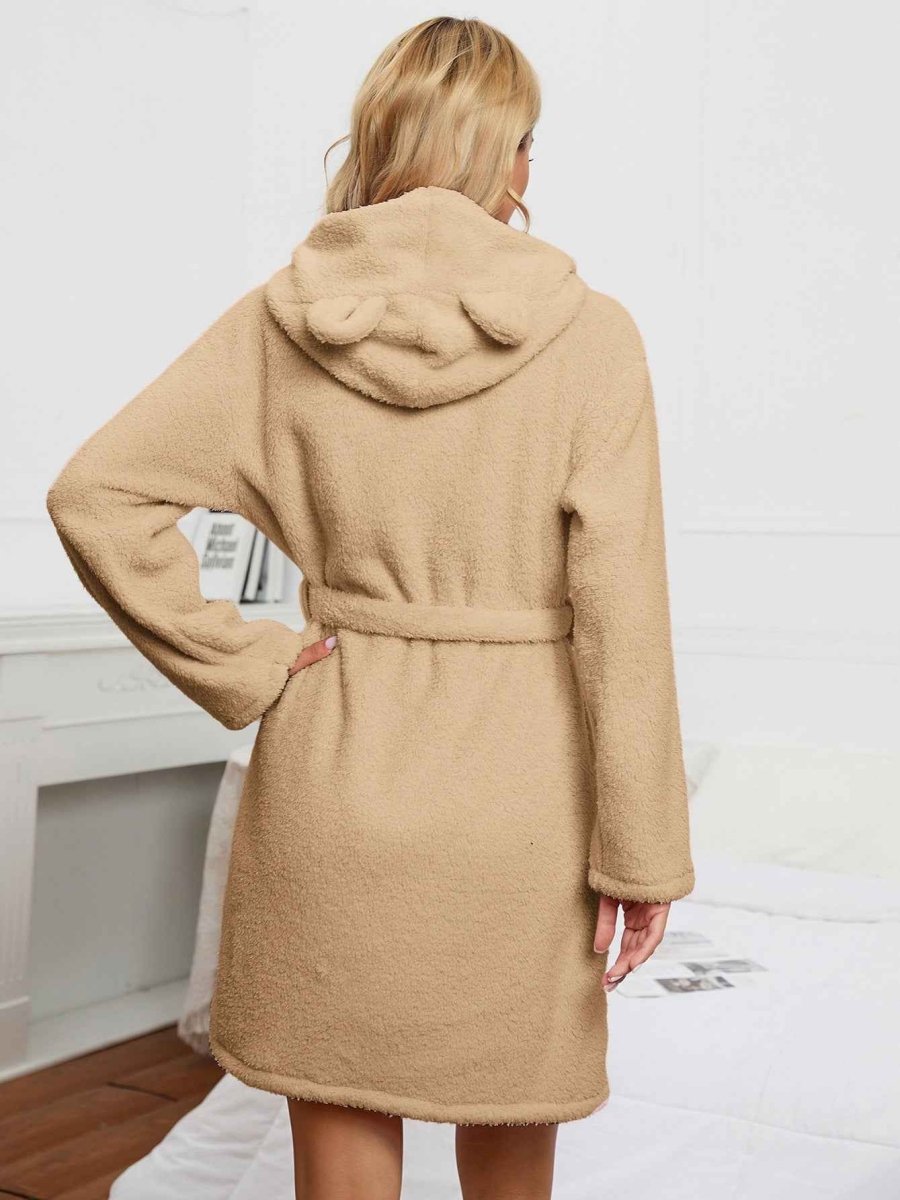 Women's Hooded Bathrobe