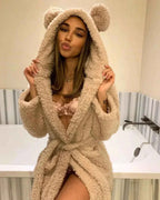 Women's Hooded Bathrobe