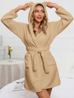 Women's Hooded Bathrobe