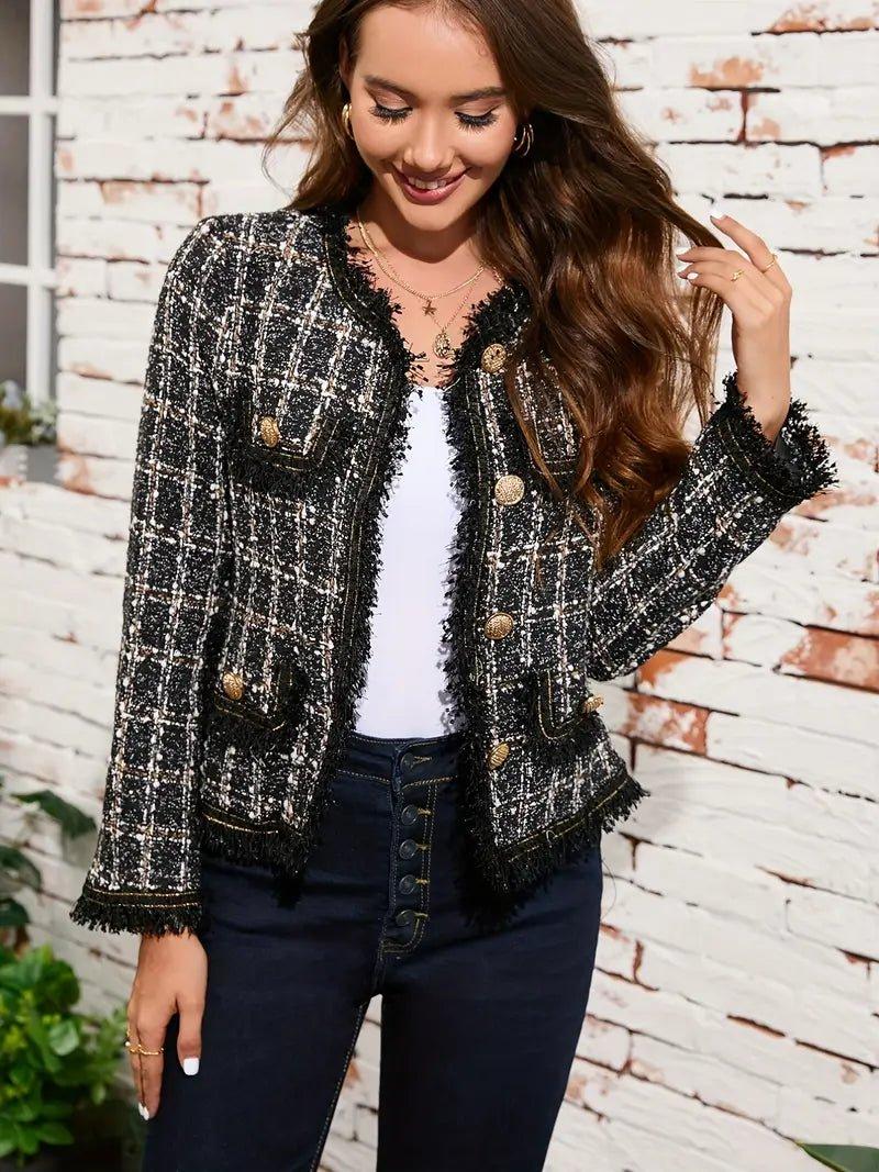 Clara – Bouclé Jacket in Parisian Chic Style