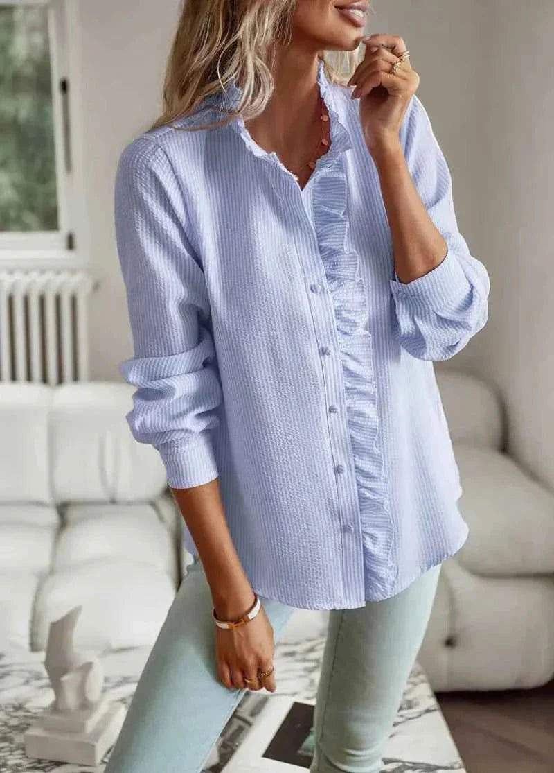 Damebluse med Flæsekrave