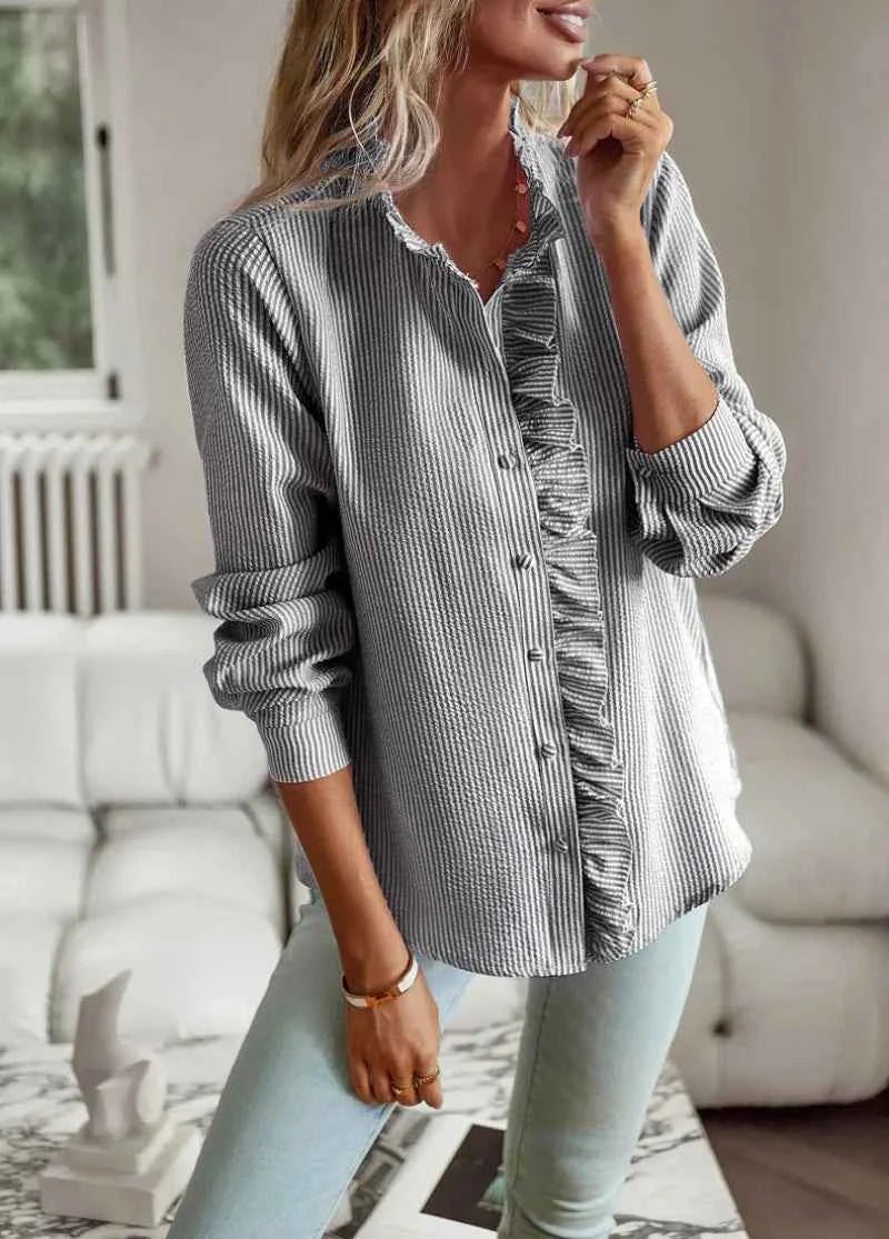 Damebluse med Flæsekrave