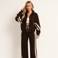 Women's Two-Piece Tracksuit with Stripes