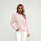 Dame Pullover Efterår Strik