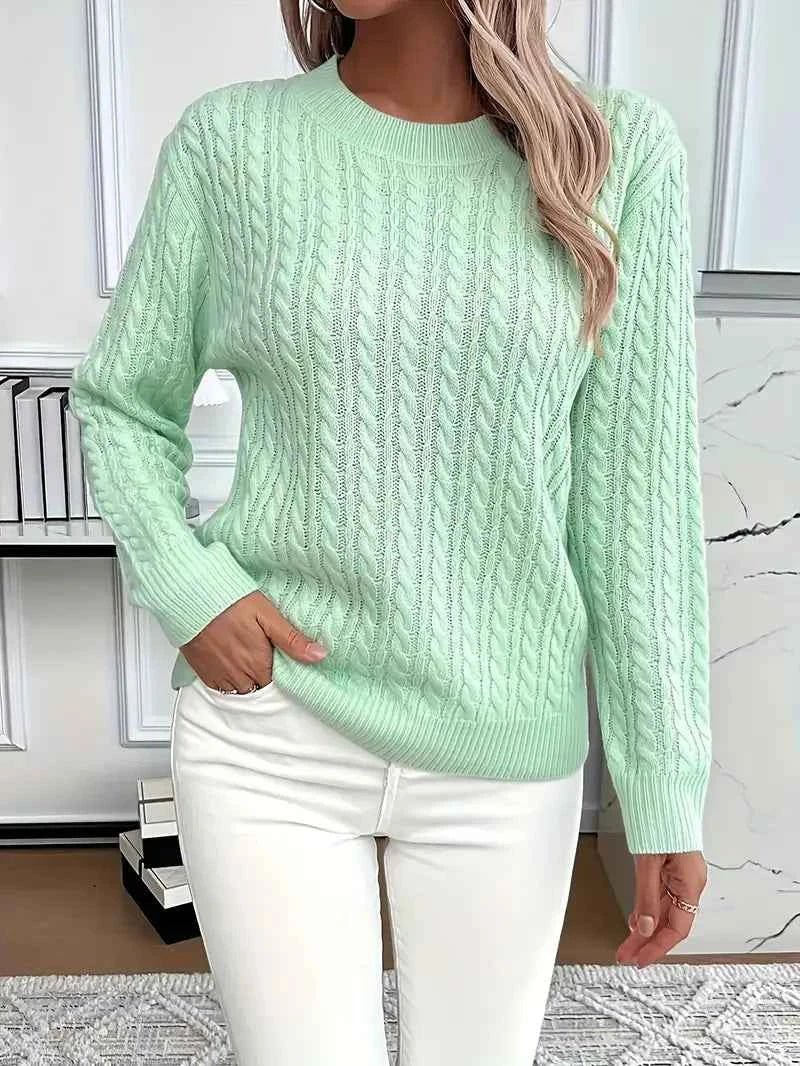 Dame Pullover Efterår Strik