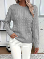 Dame Pullover Efterår Strik