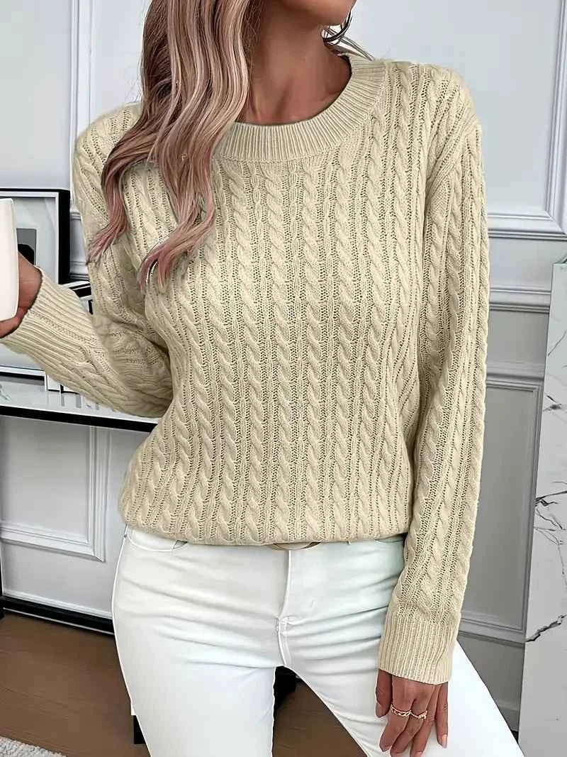 Dame Pullover Efterår Strik