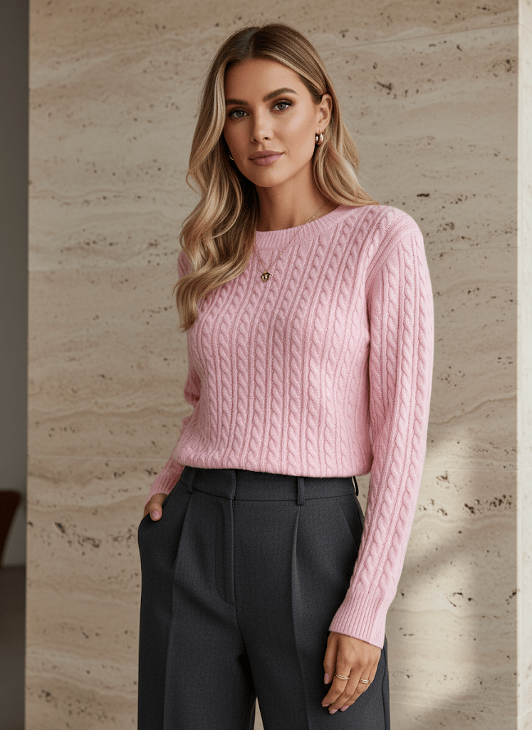 Dame Pullover Efterår Strik