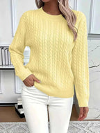 Dame Pullover Efterår Strik