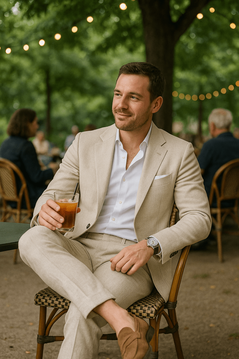 Elegant herresæt sommer