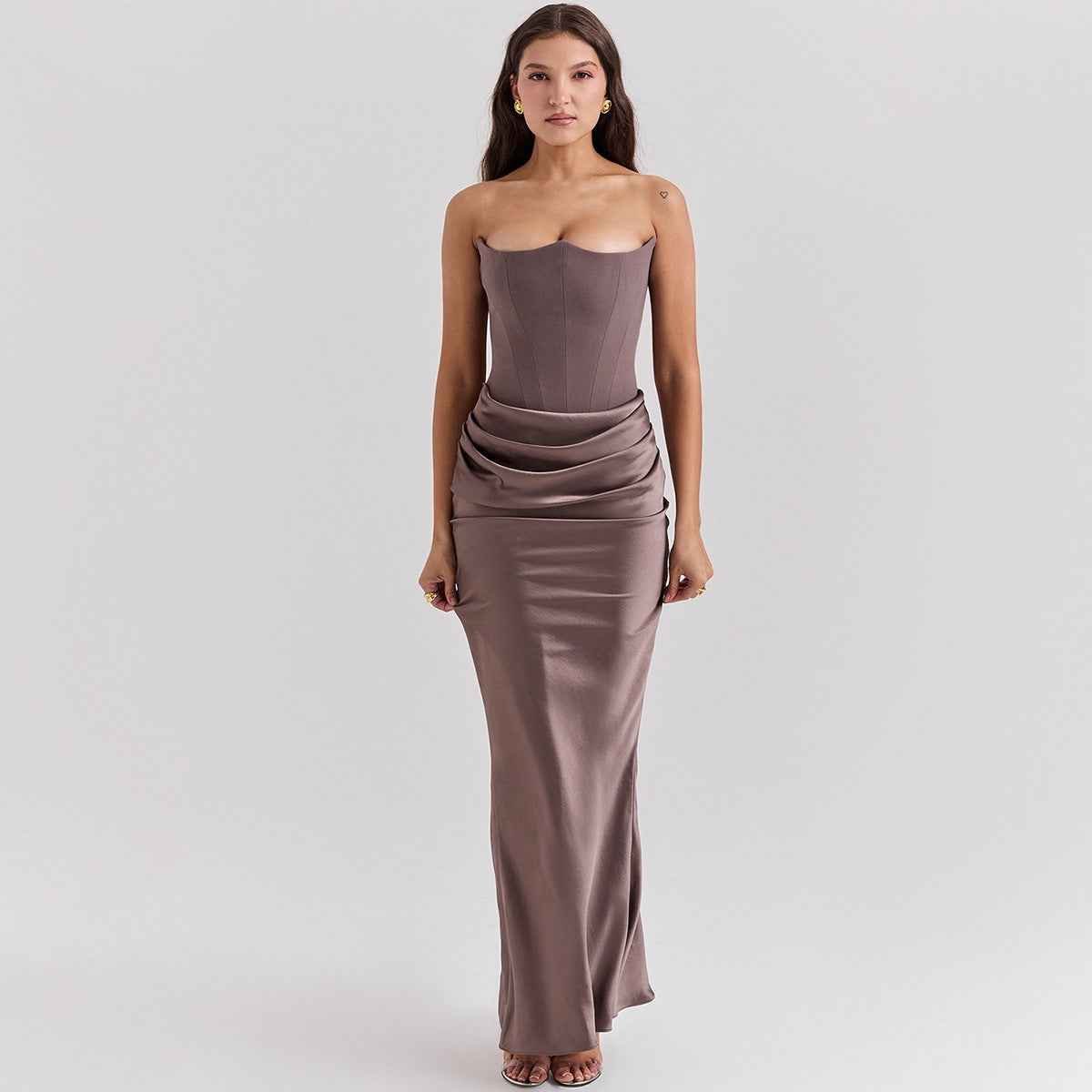 Elegant Corset Maxi Dress