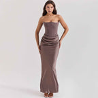 Elegant Corset Maxi Dress