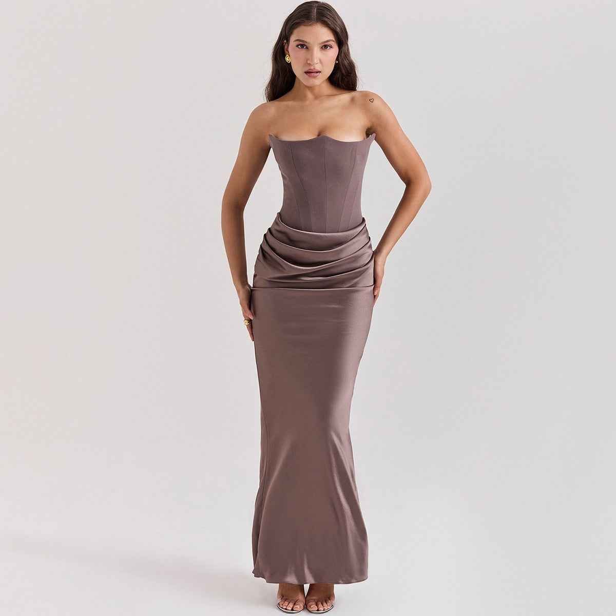 Elegant Corset Maxi Dress