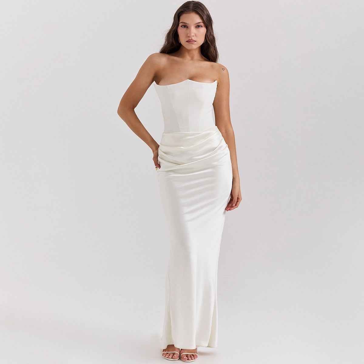 Elegant Corset Maxi Dress