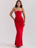 Elegant Corset Maxi Dress