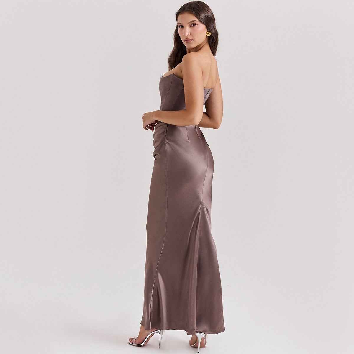 Elegant Corset Maxi Dress