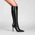 Eleonora – Håndlavede damesko med krokodillepræg og stilettohæle