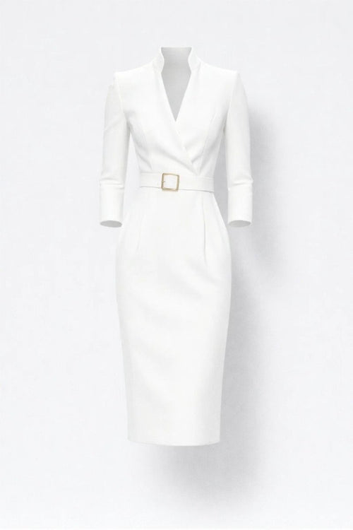 Elegant Midi Sheath Dress for Women