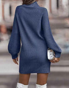 Figure-hugging knit dress