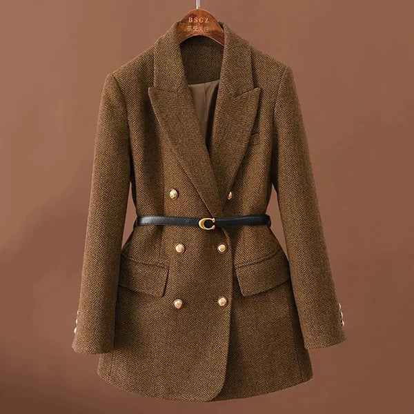 Women's Herringbone Blazer