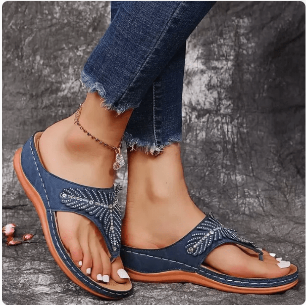 Women's Flip Flops with Footbed