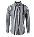 Stribet Slim Fit Skjorte