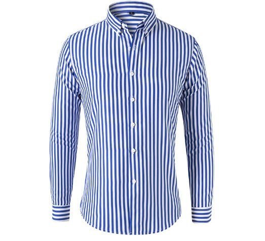 Stribet Slim Fit Skjorte