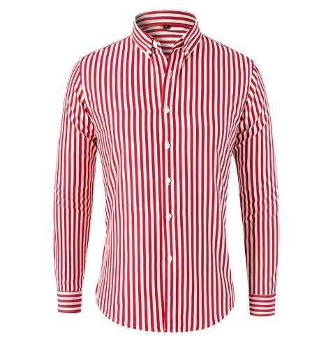 Stribet Slim Fit Skjorte