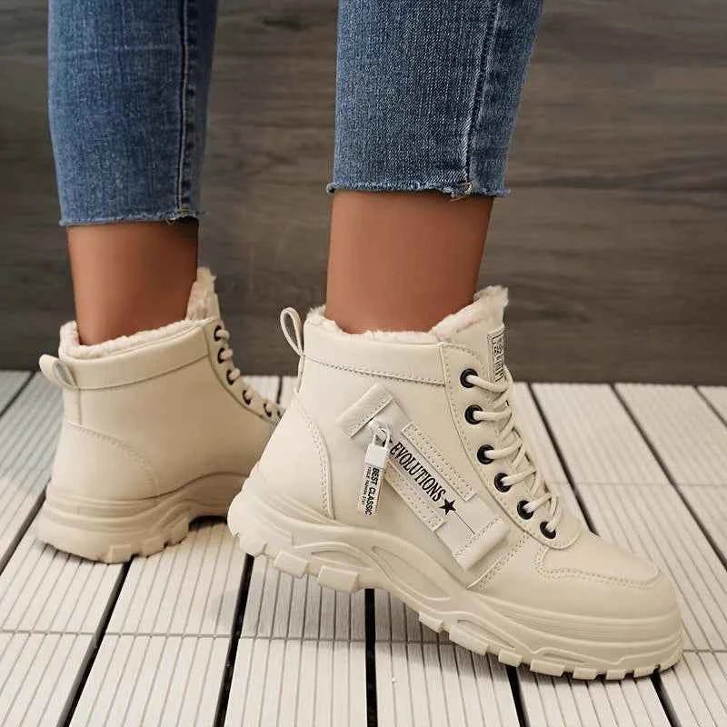 High winter boots for women