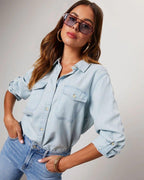 Classic Denim Shirt for Women