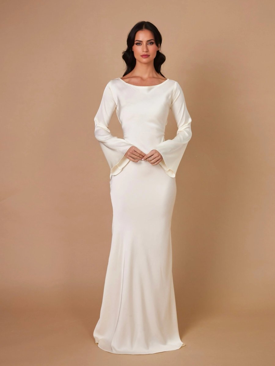 Langærmet Maxikjole Elegant