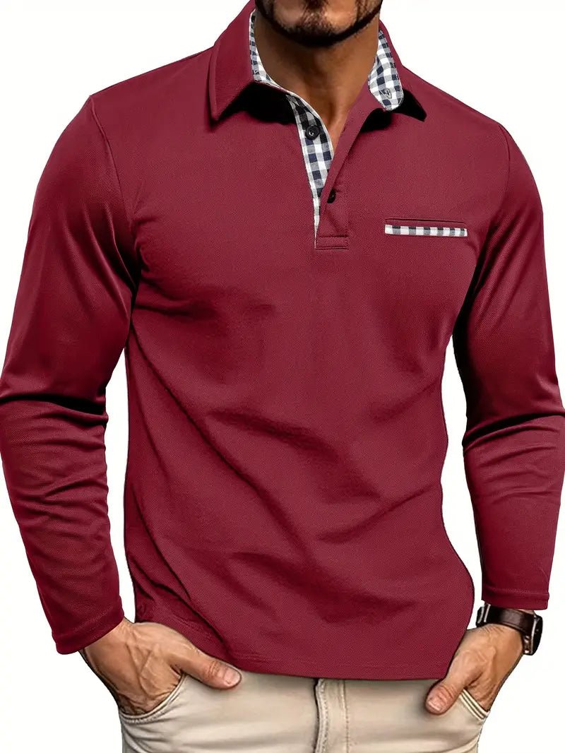 Langærmet Poloshirt Herre