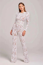 Langærmet Spids Jumpsuit