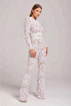 Langærmet Spids Jumpsuit