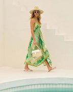 Layla – Summer Dress with Boho Print and Pointed Hem
