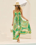 Layla – Summer Dress with Boho Print and Pointed Hem