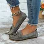Women's Loafers with Bow