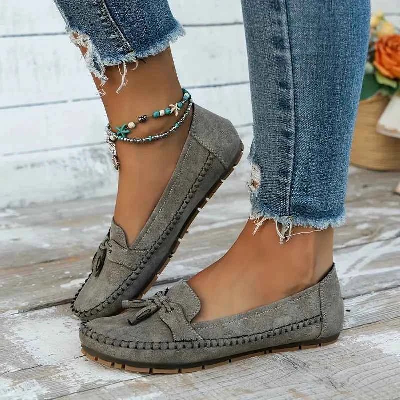 Women's Loafers with Bow