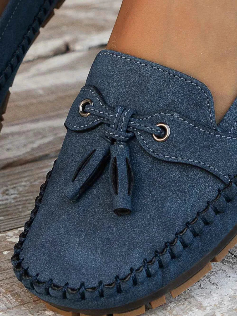 Women's Loafers with Bow